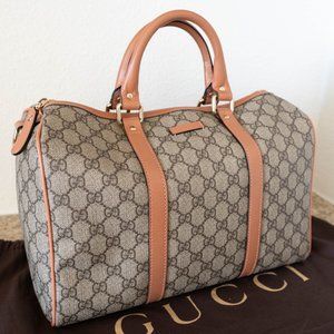 Gucci Boston Bag Tote (Nude Brown)